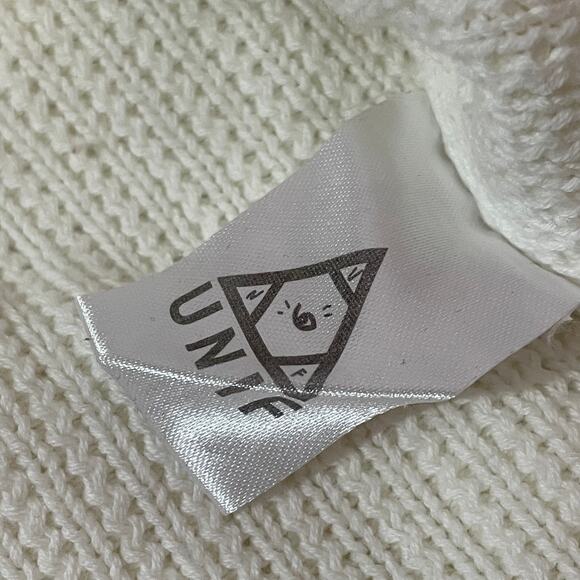 Unif X Urban Outfitters Pullover Waffle Knit Sweater - Cream - Small - Picture 13 of 16